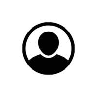 User silhouette symbol for your web site design, logo, app, UI. vector