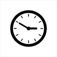 Clock icon page symbol for your web site design Clock icon logo, app, UI. vector