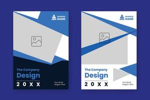 moderno azul libro electronico cubrir modelo en a4. resumen formas cubrir diseño adecuado para documento, folleto, anual informe, revista, corporativo negocio, empresa portafolio, desollador, sitio web, etc. vector