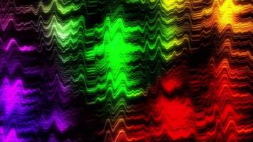 Backdrop multicolored neon abstract background noise video