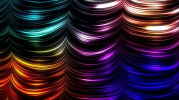 Back background multicolored abstract futuristic futuristic metal curves video