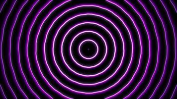 A radial pattern of abstract futuristic lines. Pink circles. Rear background video