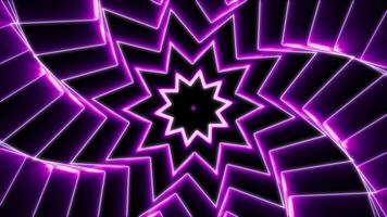 Radial pattern of abstract futuristic waves. Pink color Backdrop video