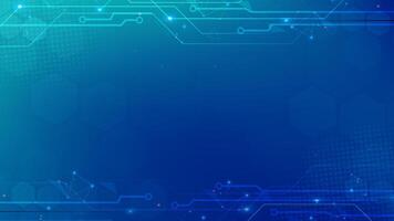 Green Blue Digital technology background. Futuristic background for various design projects such as websites, presentations, print materials, social media posts vector