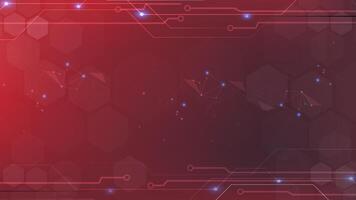 Digital technology Dark Red background. Futuristic background for various design projects such as websites, presentations, print materials, social media posts vector