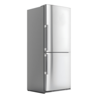 ai generado 3d representación de un refrigerador o refrigerador en transparente antecedentes - ai generado png