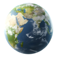 AI generated Earth From Space View on Transparent background - Ai Generated png
