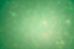 Defocus light abstract background. Green bokeh. photo