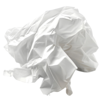 AI generated Crumpled Paper Ball on Transparent background - Ai Generated png