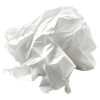 AI generated Crumpled Paper Ball on Transparent background - Ai Generated png