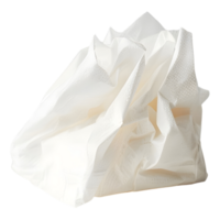 AI generated Crumpled Paper Ball on Transparent background - Ai Generated png