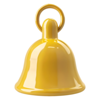 AI generated 3D Rendering of a Notification Bell Icon on Transparent Background - Ai Generated png