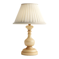 ai gegenereerd 3d renderen van een slaapkamer tafel nacht lamp Aan transparant achtergrond - ai gegenereerd png