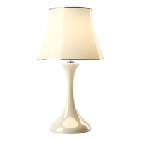 ai gegenereerd 3d renderen van een slaapkamer tafel nacht lamp Aan transparant achtergrond - ai gegenereerd png