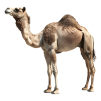 AI generated 3D Rendering of a Arabian Camel on Transparent Background - Ai Generated png