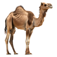 AI generated 3D Rendering of a Arabian Camel on Transparent Background - Ai Generated png