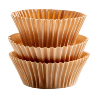 AI generated 3D Rendering of a Muffin Wrapper on Transparent Background - Ai Generated png