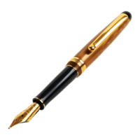 AI generated 3D Rendering of a Fountain Pen on Transparent Background - Ai Generated png