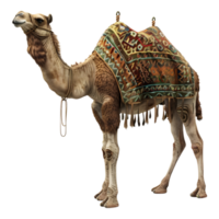 AI generated 3D Rendering of a Arabian Camel on Transparent Background - Ai Generated png