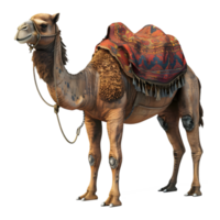 AI generated 3D Rendering of a Arabian Camel on Transparent Background - Ai Generated png