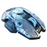 AI generated 3D Rendering of a Futuristic Computer Mouse on Transparent Background - Ai Generated png