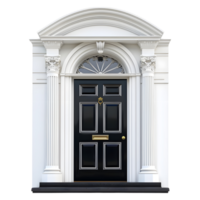 AI generated 3D Rendering of a House Front Door on Transparent Background - Ai Generated png