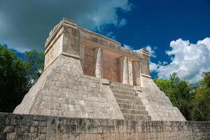 juego de pelota Corte en Chichen itzá, yucatán, mexico foto