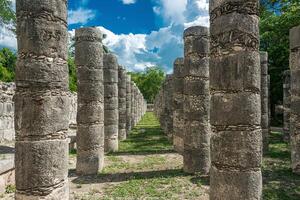 Thousand Column Temple at Chichen Itza photo