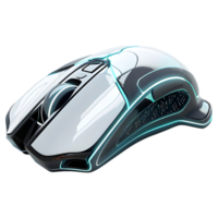 AI generated 3D Rendering of a Futuristic Computer Mouse on Transparent Background - Ai Generated png