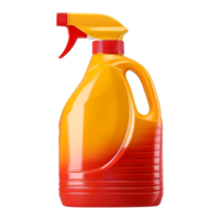 AI generated 3D Rendering of a Cleaning Bottle on Transparent Background - Ai Generated png