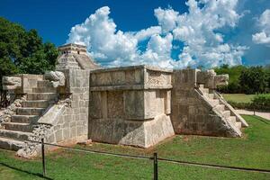 Venus plataforma a Chichen itzá, mexico foto