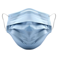 AI generated 3D Rendering of a Surgical Face Mask on Transparent Background - Ai Generated png