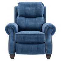 AI generated 3D Rendering of a Soft Recliners Chair on Transparent Background - Ai Generated png