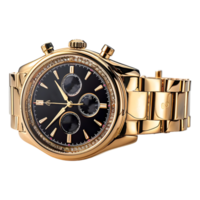 AI generated 3D Rendering of a Luxury Wrist Watch on Transparent Background - Ai Generated png