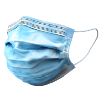 AI generated 3D Rendering of a Surgical Face Mask on Transparent Background - Ai Generated png