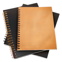 AI generated 3D Rendering of a School or College Note Books on Transparent Background - Ai Generated png