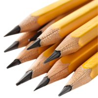 AI generated 3D Rendering of a School Pencils Stack on Transparent Background - Ai Generated png