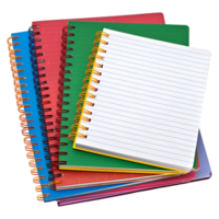 AI generated 3D Rendering of a School or College Note Books on Transparent Background - Ai Generated png