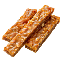 AI generated 3D Rendering of a Peanut Brittle on Transparent Background - Ai Generated png