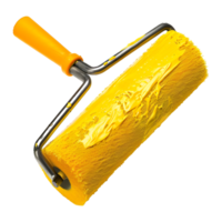 AI generated 3D Rendering of a Paint Roller on Transparent Background - Ai Generated png