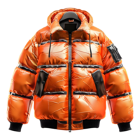 ai gegenereerd 3d renderen van een valentino polyester jasje winter Aan transparant achtergrond - ai gegenereerd png