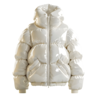 ai gegenereerd 3d renderen van een valentino polyester jasje winter Aan transparant achtergrond - ai gegenereerd png