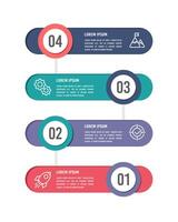 Vertical infographic timeline 4 steps to success design template. Milestone, Roadmap, Timeline. Vector illustration.