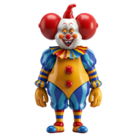 AI generated 3D Rendering of a Cartoon of Funny Joker Man on Transparent Background - Ai Generated png