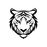 Tigre cabeza logo vector