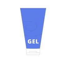 Gel for curly hair. vector