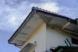 Walls and roof of a house photo