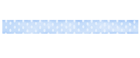 Blue ribbon watercolor png