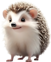 AI generated Watercolor painting of a cute Hedgehog. png