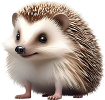 AI generated Watercolor painting of a cute Hedgehog. png